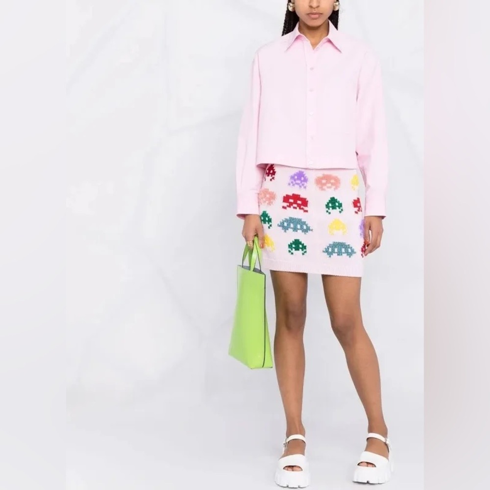 STELLA McCARTNEY NWOT “GAME ON” SWEATER MINISKIRT—SIZE 40 (US 4–6) RARE - Picture 10 of 10